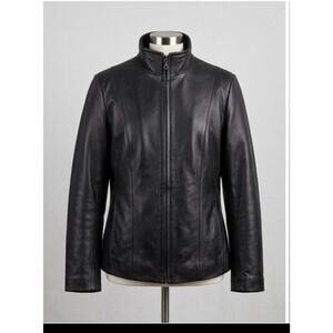 WILSONS Women’s Black Leather Jacket Sz S Remove Liner Thinsulate Xcel